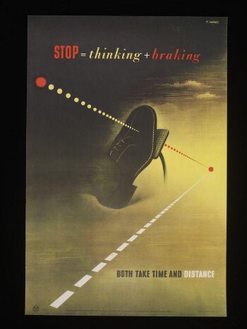 Stop = thinking + braking