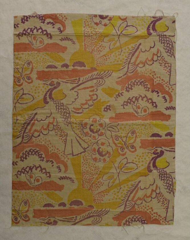 Furnishing fabric (1932) by Vanessa Bell