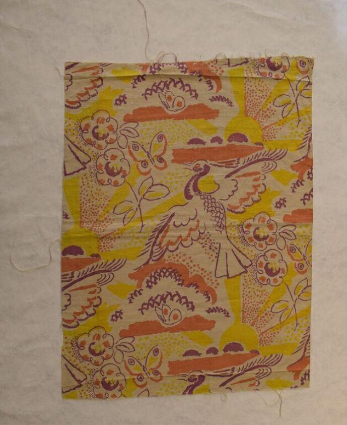 Furnishing fabric (1932) by Vanessa Bell