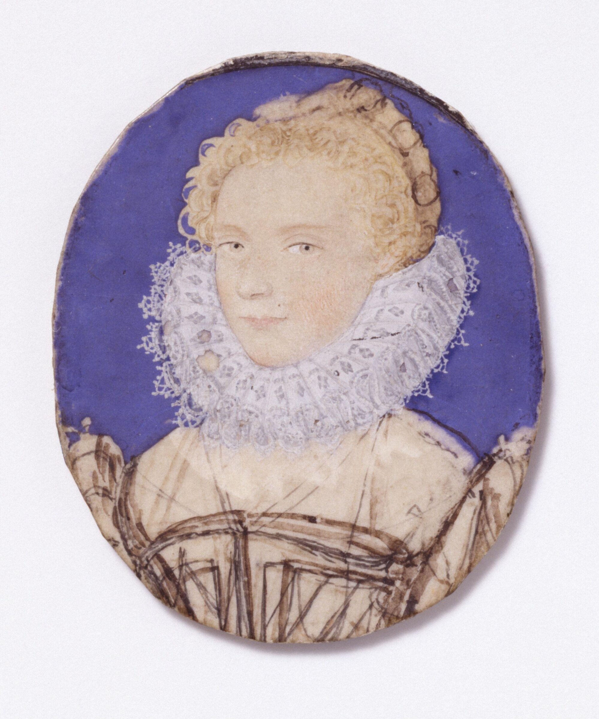 Portrait Miniature of an Unknown Woman, Nicholas Hilliard, 1575-1580