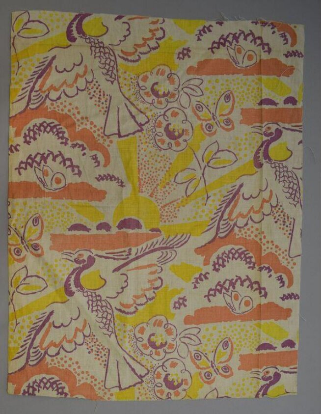 Furnishing fabric (1932) by Vanessa Bell