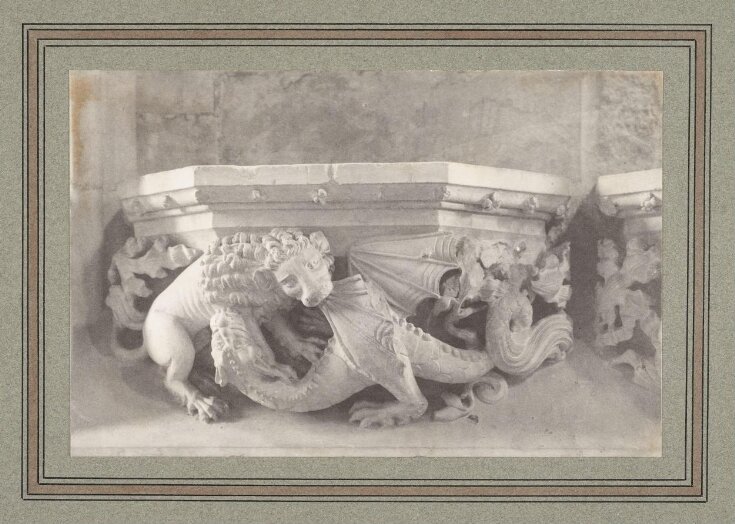 A Carving , Lion and Dragon top image