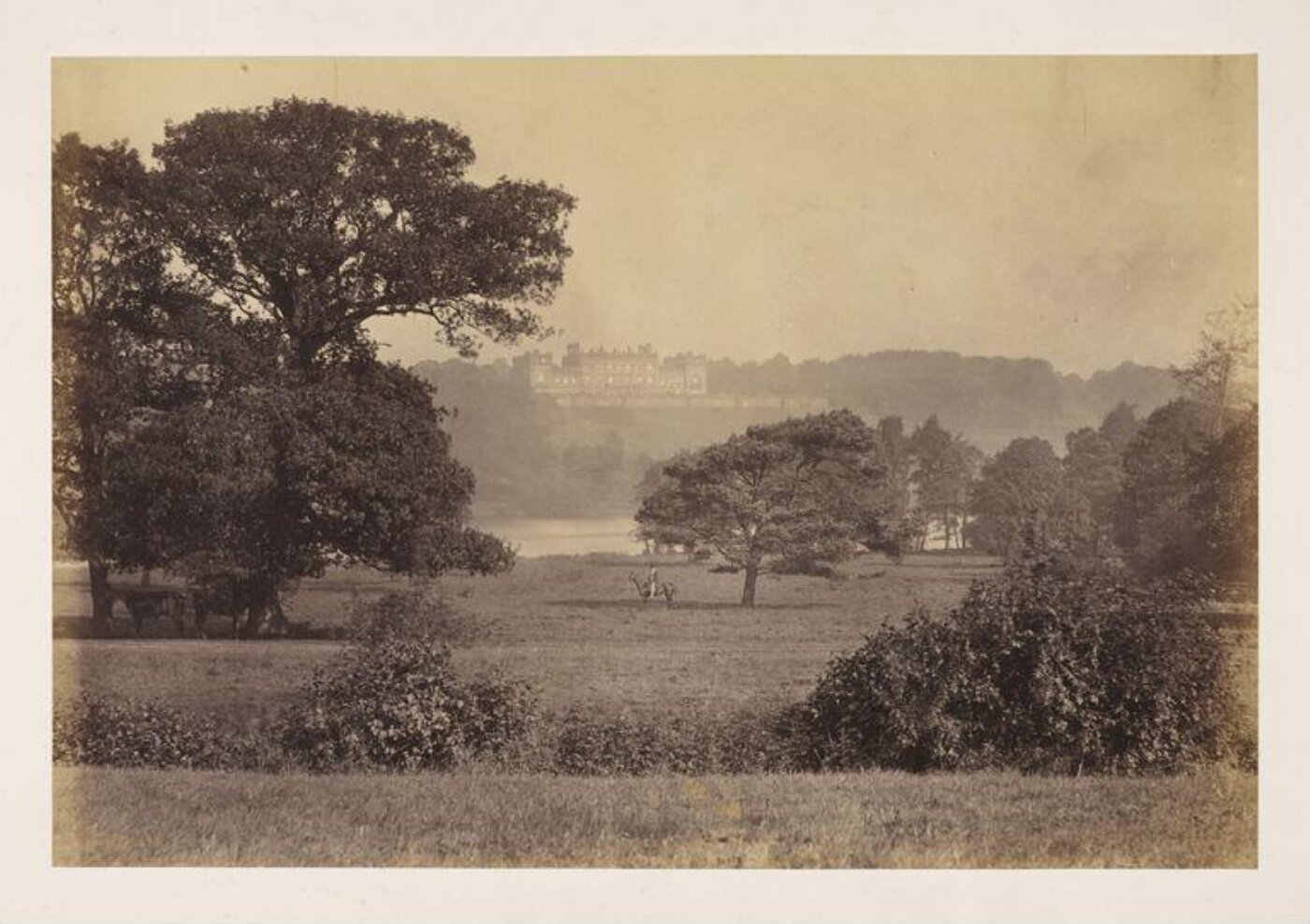 Fenton, Roger, Harewood House, Grandfather Maynard on horseback