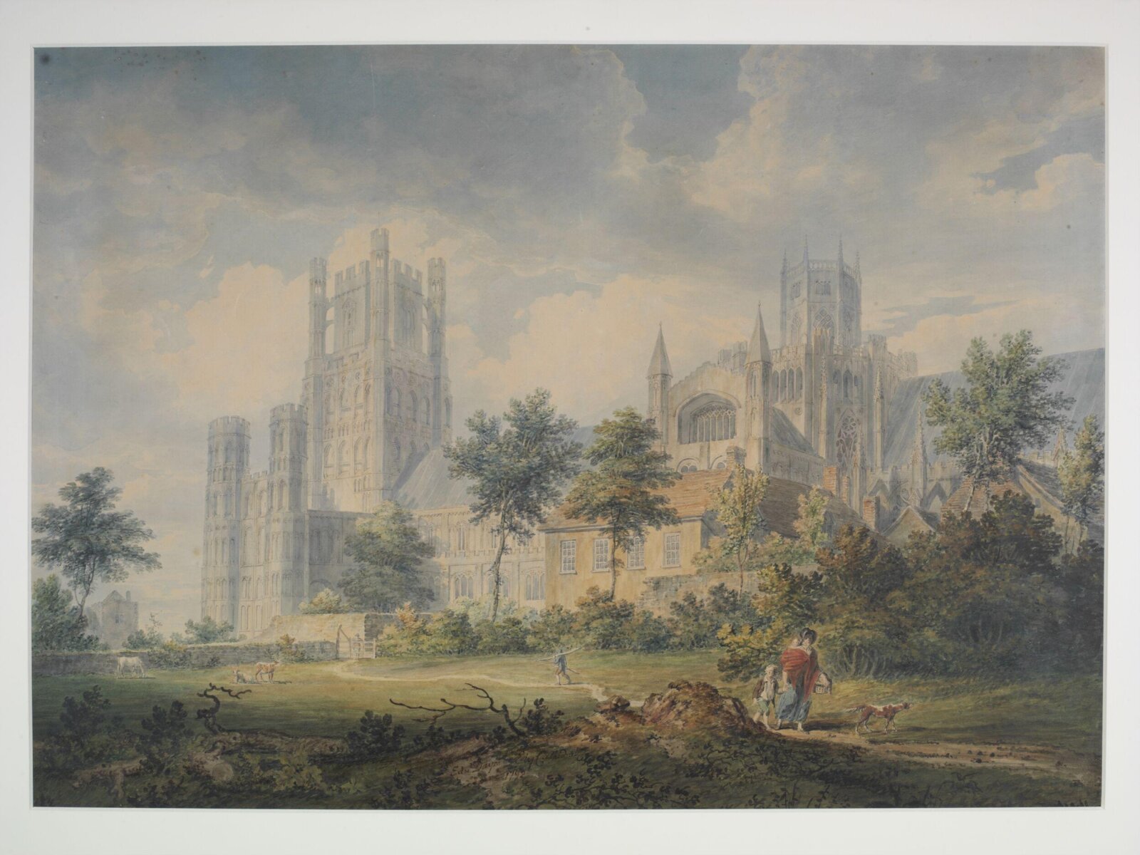 Ely Cathedral, Dayes, 1792