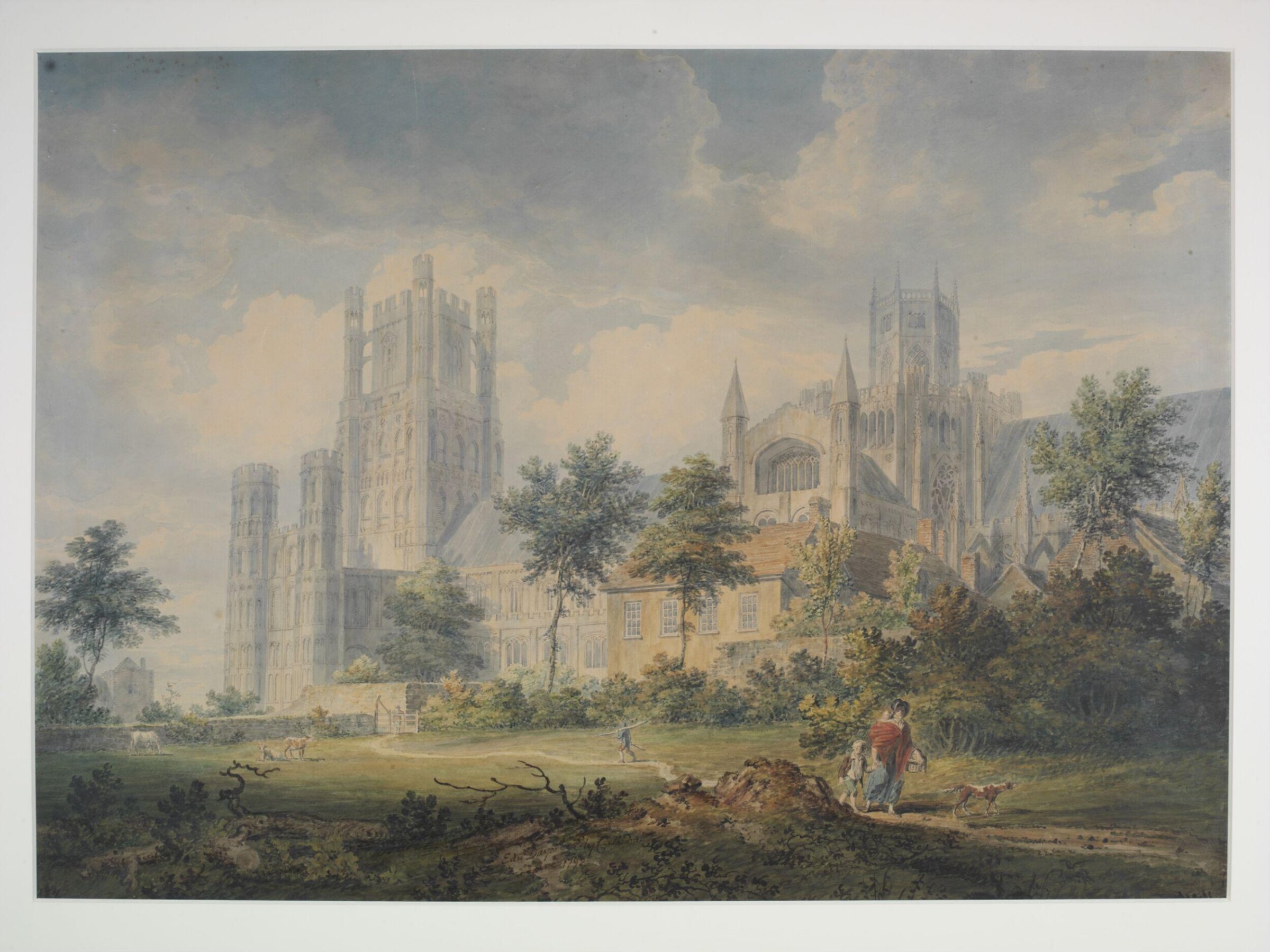 Ely Cathedral, Dayes, 1792