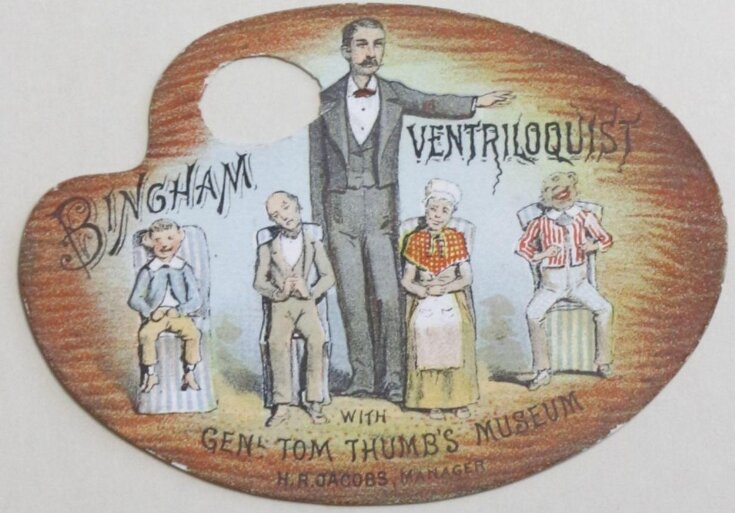 Bingham Ventriloquist with Genl. Tom Thumb's Museum image