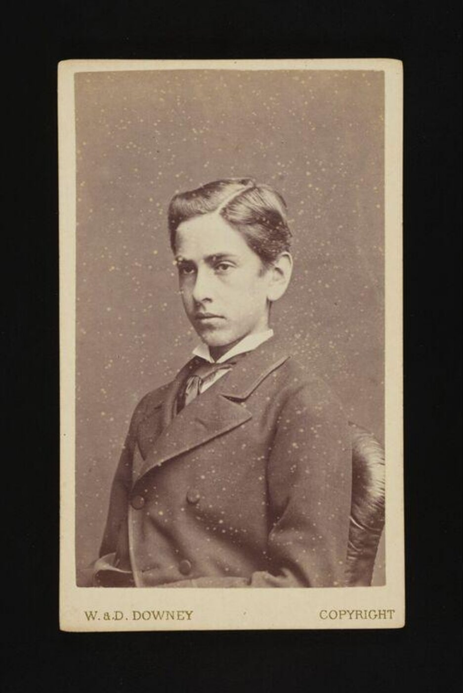 W. & D. Downey, A portrait of a young boy