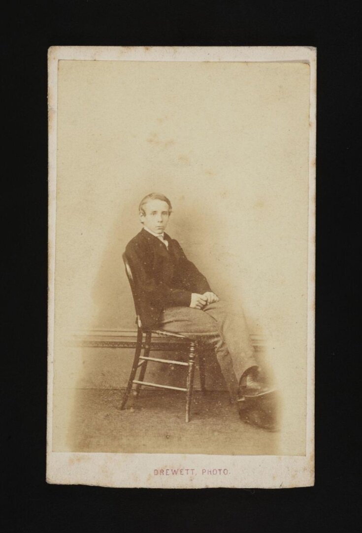 A portrait of a young man 'R.M. Barry' top image