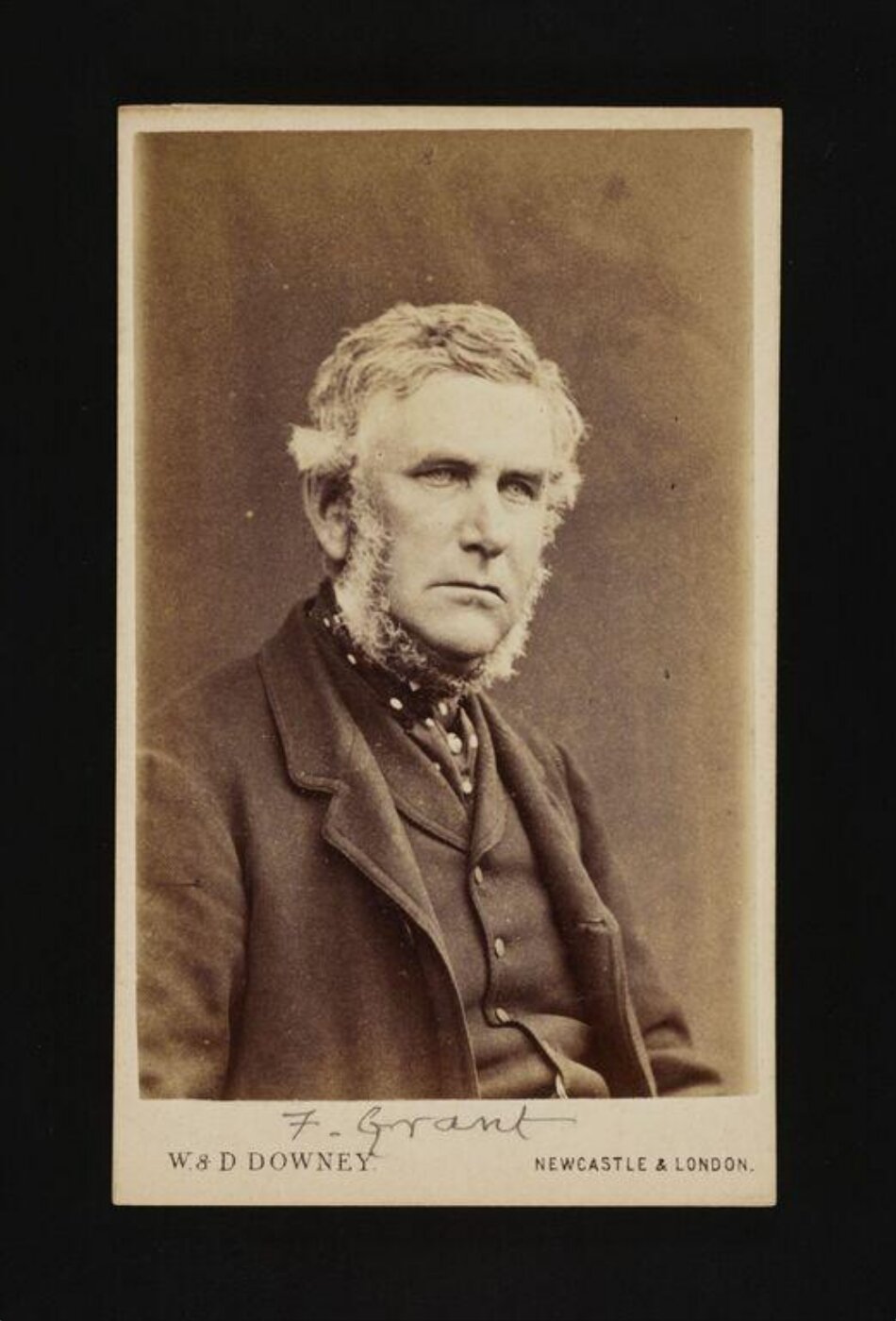 W. & D. Downey, A portrait of 'F. Grant'
