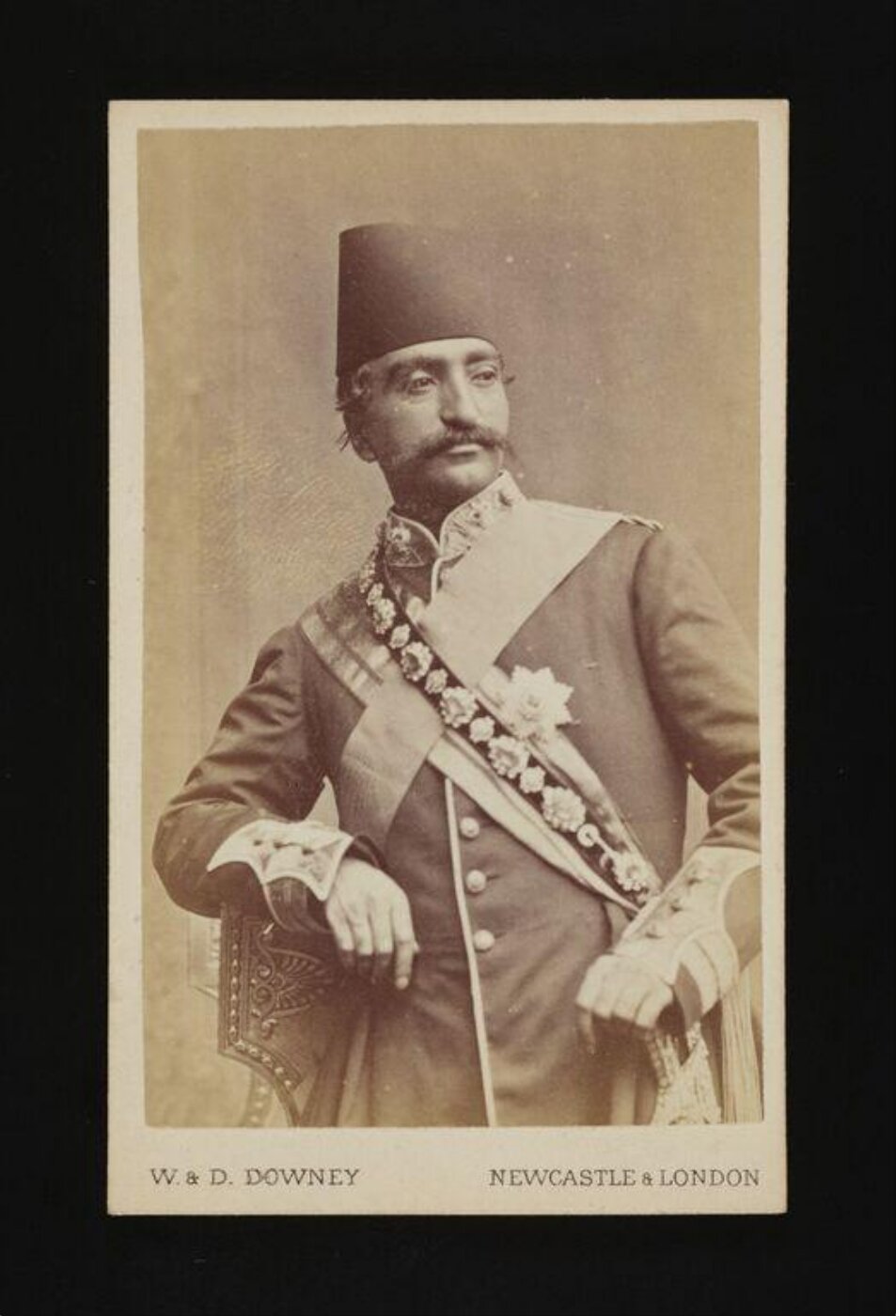 W. & D. Downey, Portrait of a man in military uniform