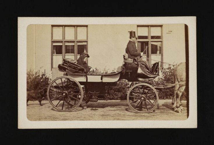 Queen Victoria in a carriage top image