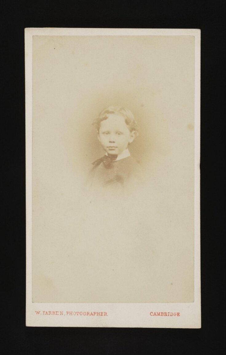 A portrait of a young boy 'Willy Bateson' image
