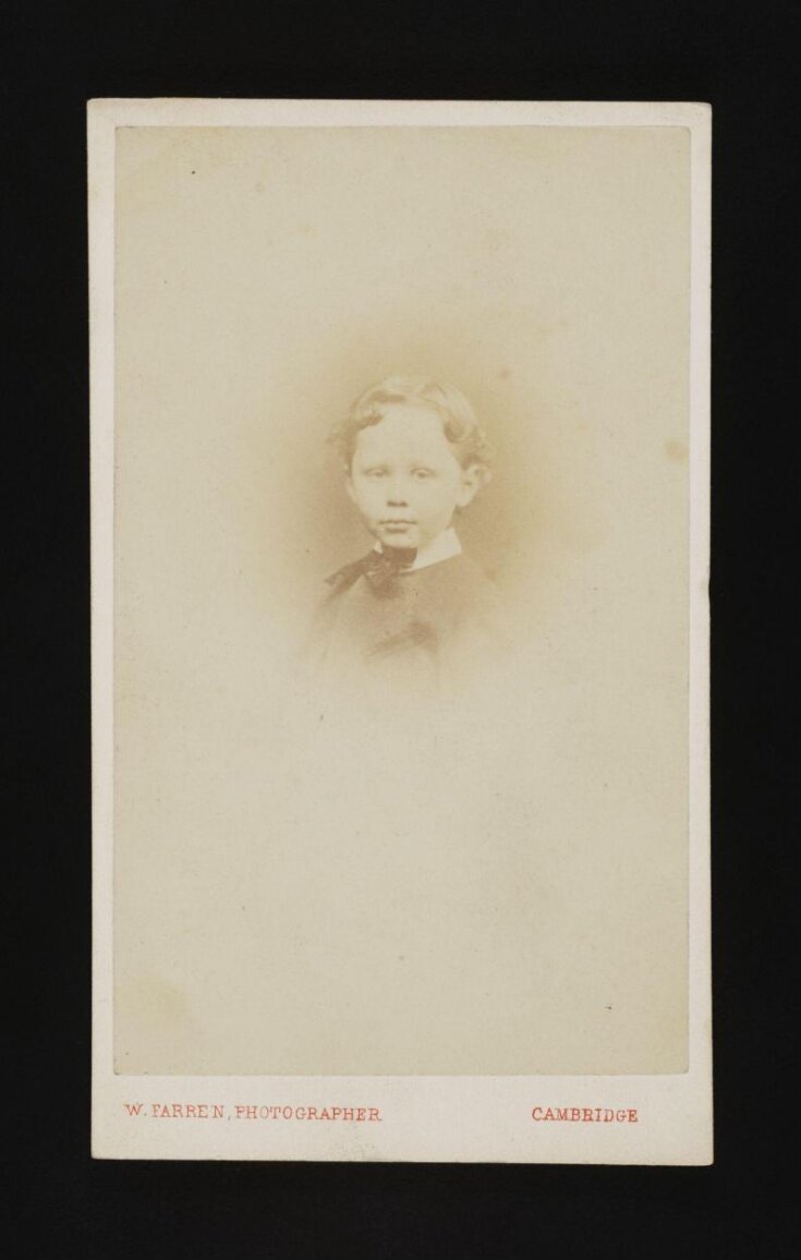 A portrait of a young boy 'Willy Bateson' image