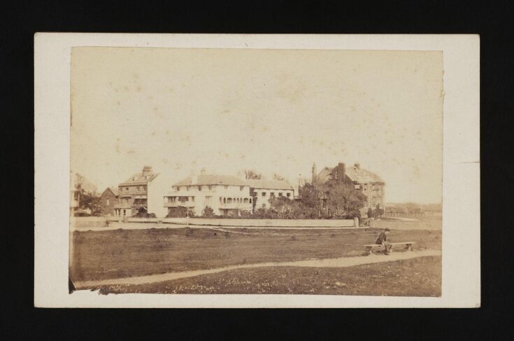 A photograph of buildings top image