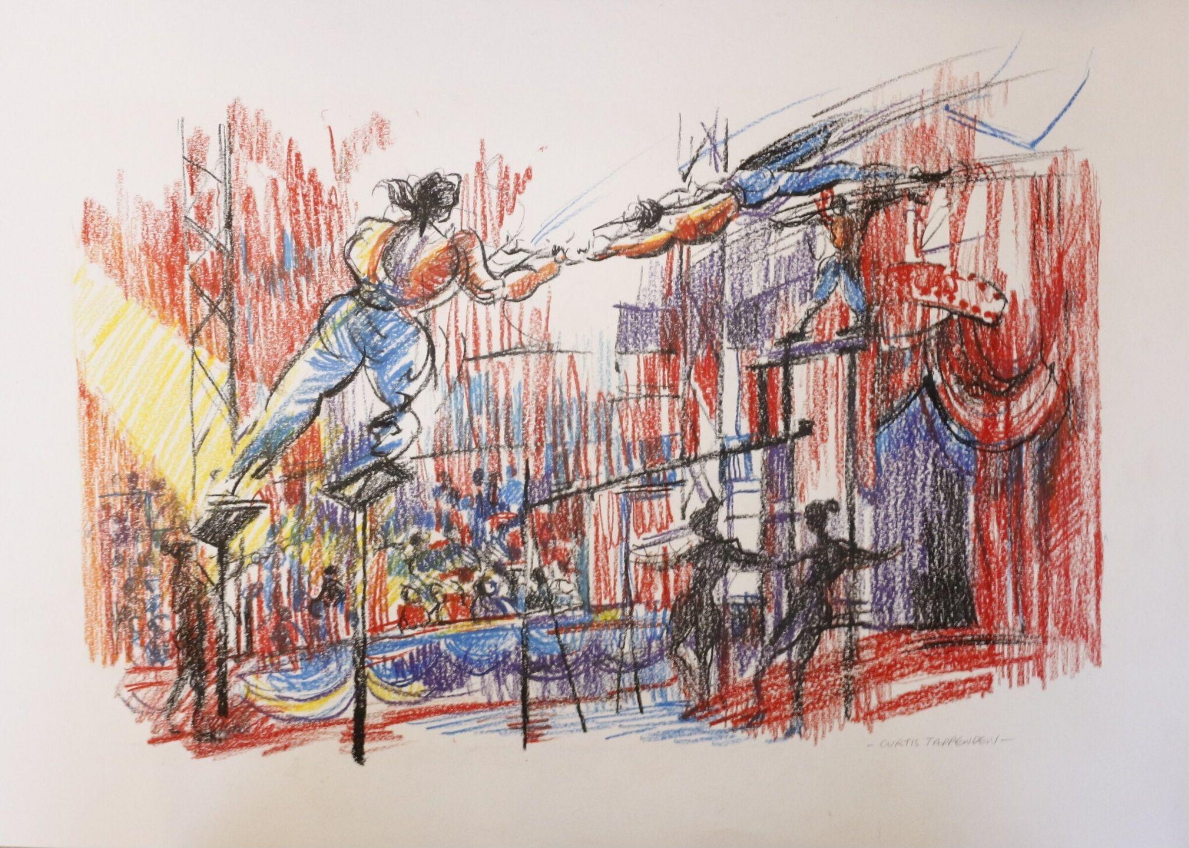 The Havana Troupe at Billy Smarts Circus, Rochester, Kent, 2014, Curtis Tappenden, 2014
