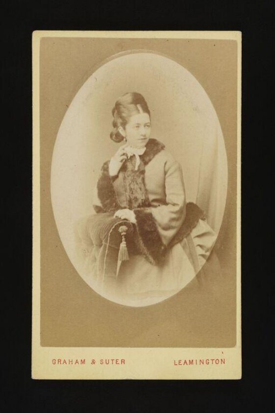 A portrait of a woman (1860-1869) by Wilhelm Suter