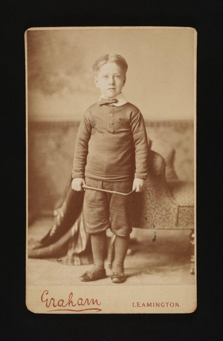 A portrait of a young boy image