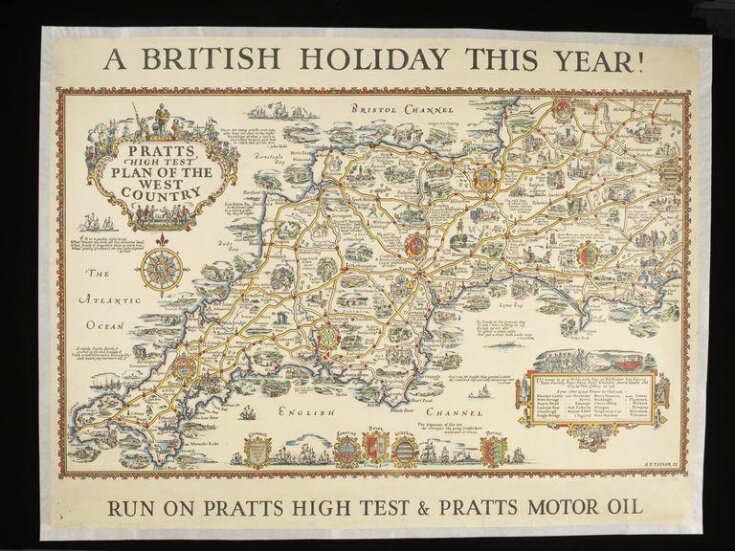 A British Holiday this Year! Pratts High Test Plan of the West Country top image