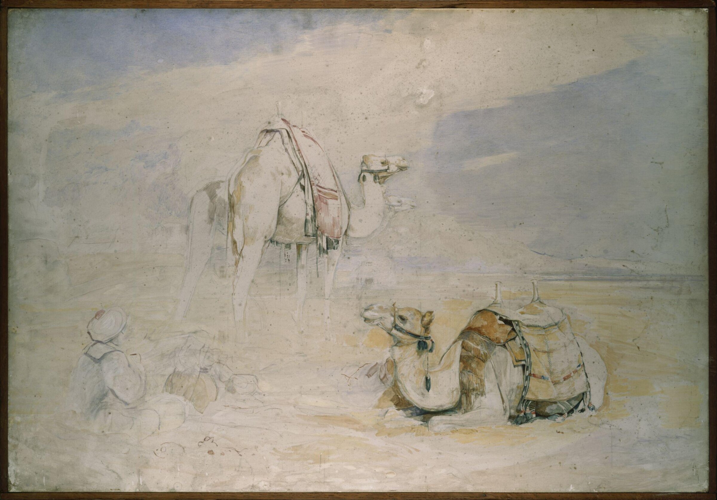 Study for 'A Halt in the Desert', John Lewis, ca. 1855
