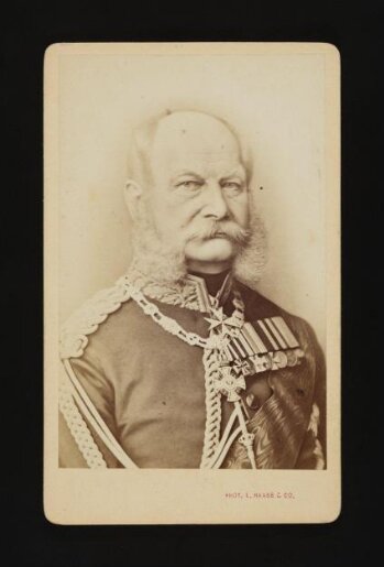 A portrait of a man in military uniform