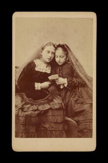 A portrait of two young women thumbnail 1