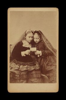 A portrait of two young women thumbnail 1
