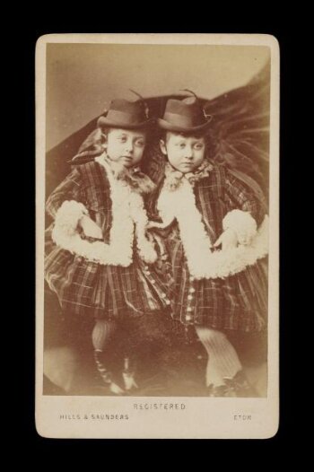 Portrait of Louise, Princess Royal and Princess Victoria of Wales