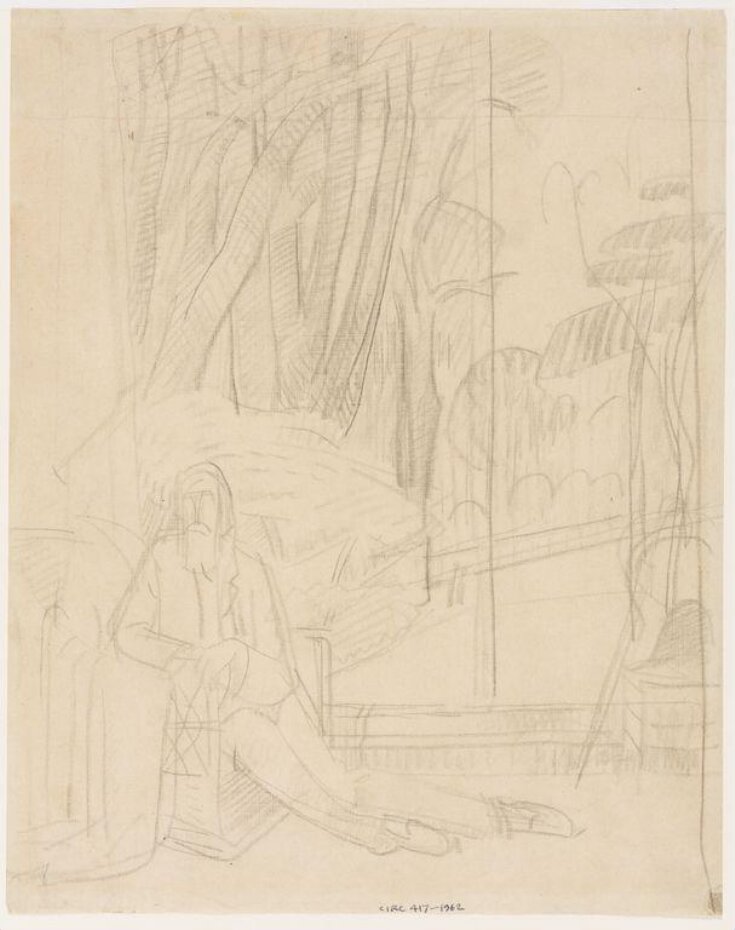 Study for a portrait of Lytton Strachey top image