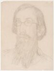 Study for a portrait of Lytton Strachey thumbnail 2