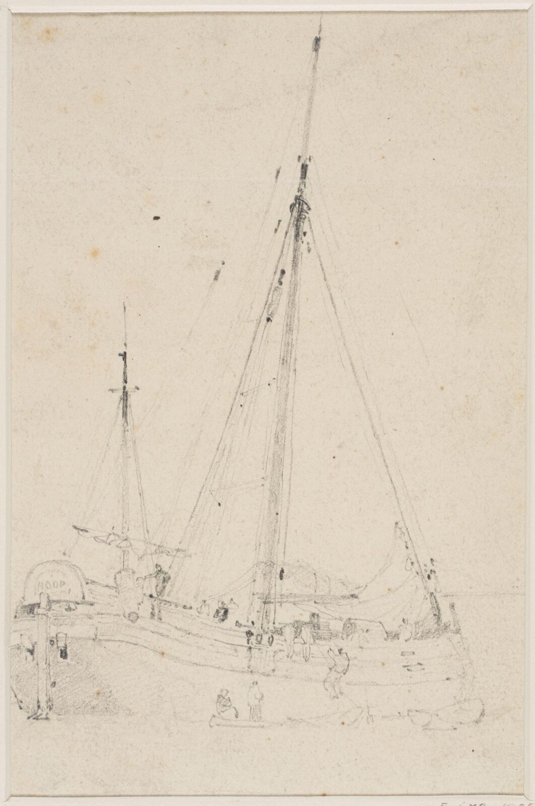 Study of a boat, John Sell Cotman, ca. 1800-42