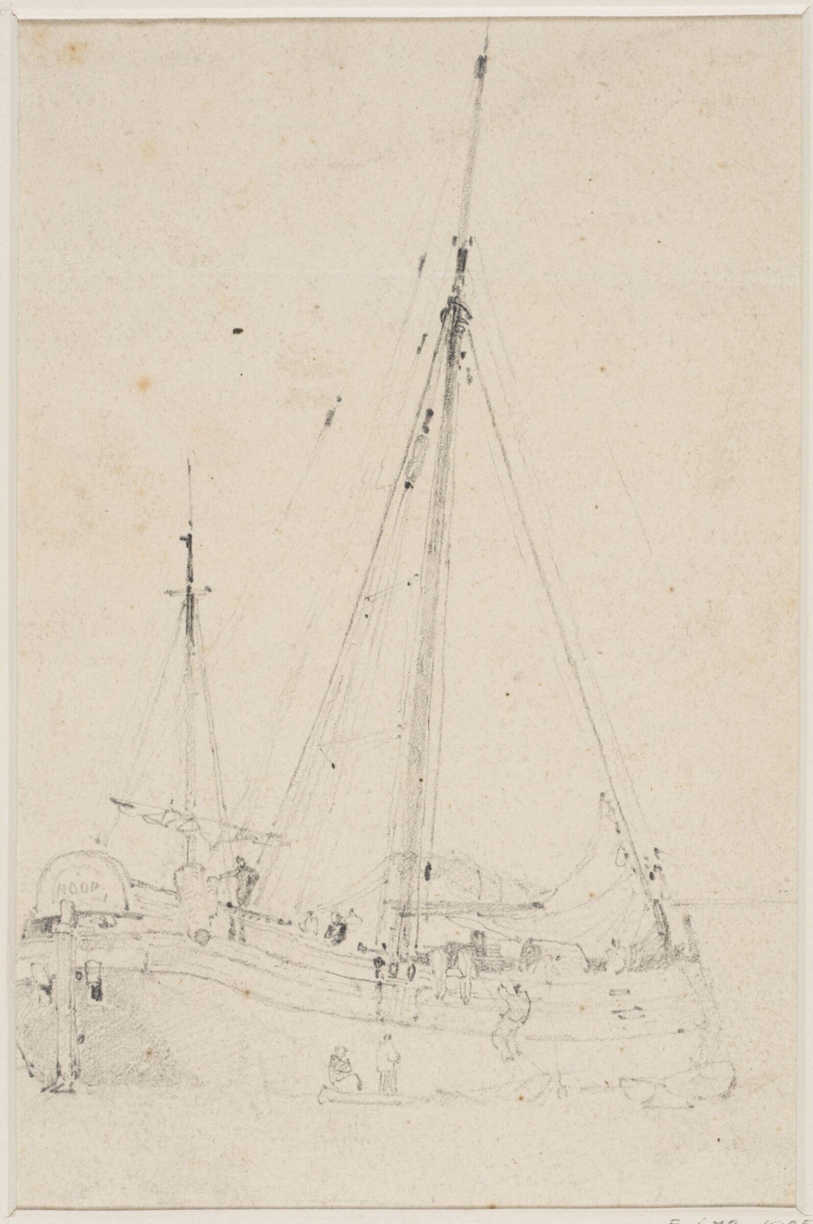 Study of a boat, Джон Селл Котман, ок. 1800–1842