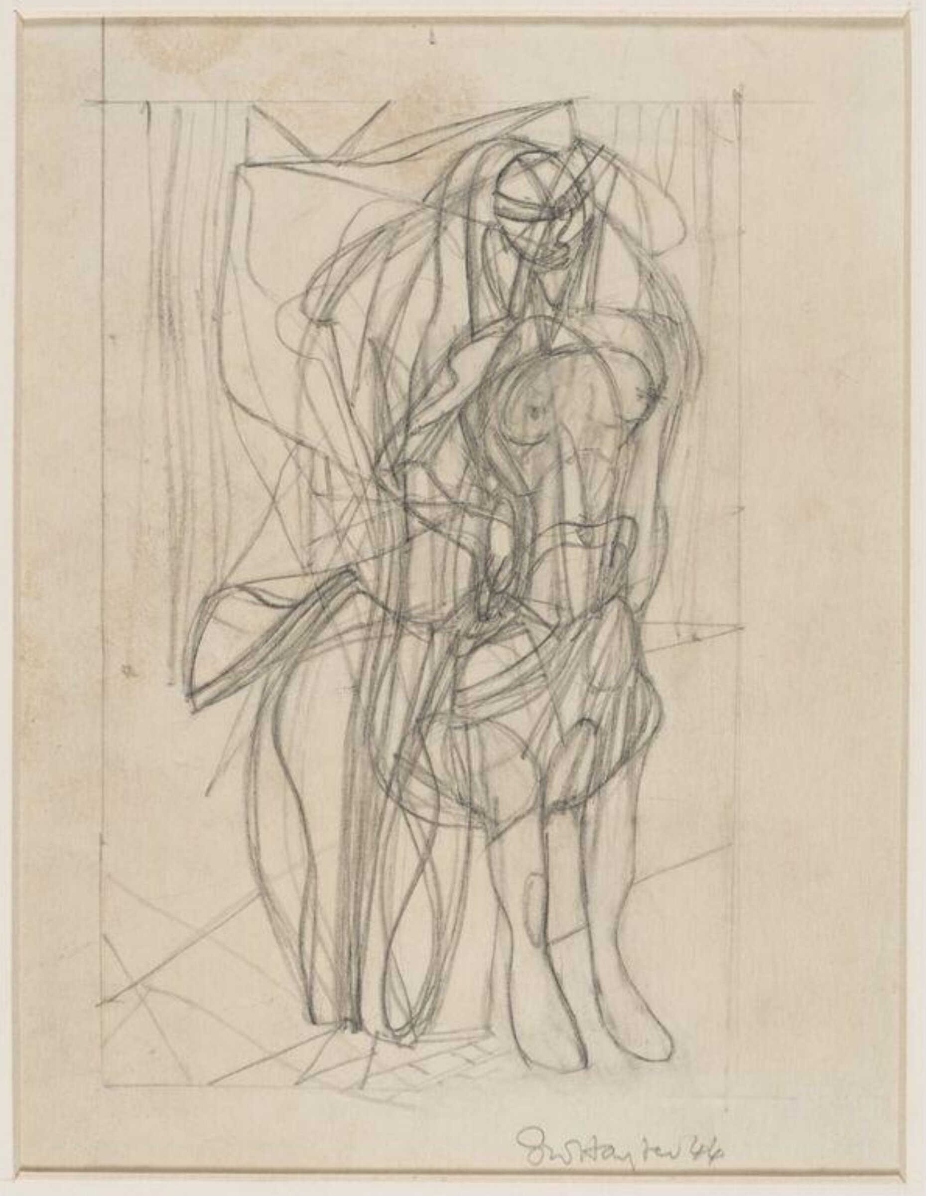 Study for Centauresse, Hayter, 1944