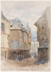 Street in Dinan, France thumbnail 2