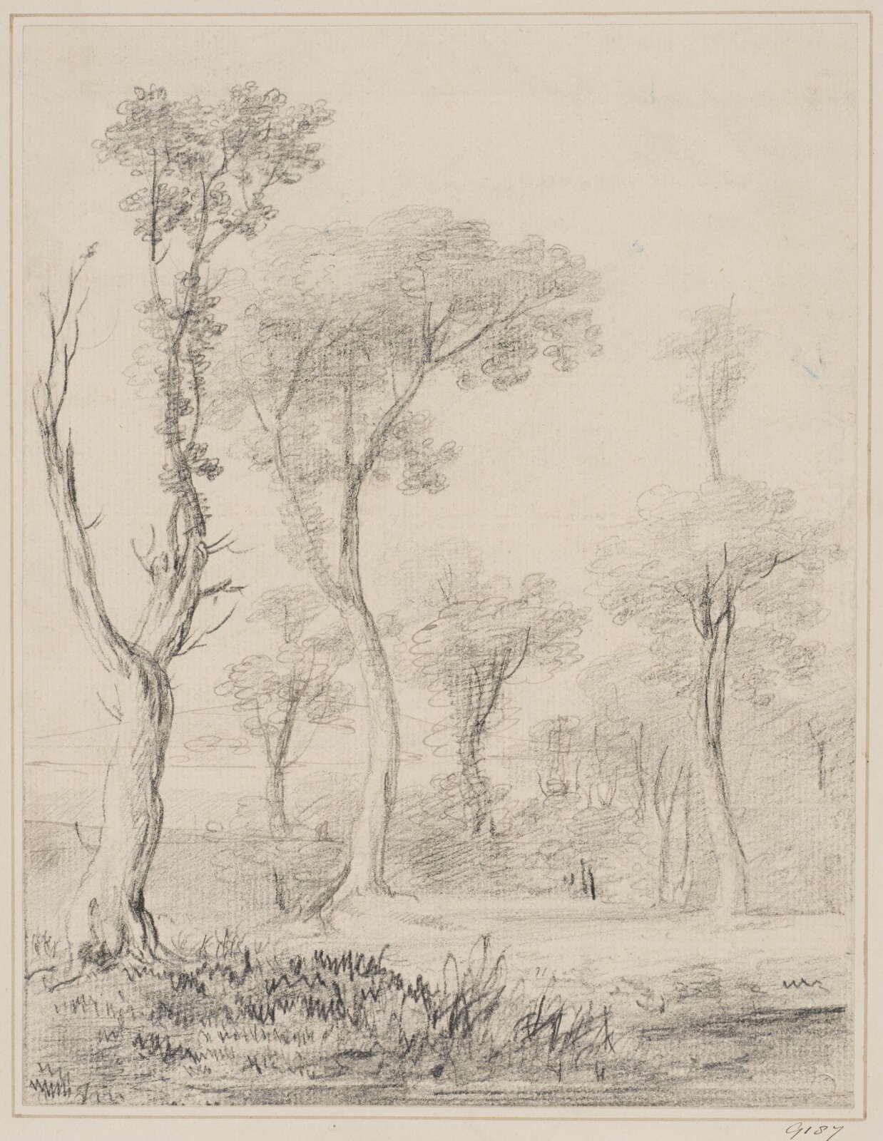 Drawing, John Constable, 1776-1837