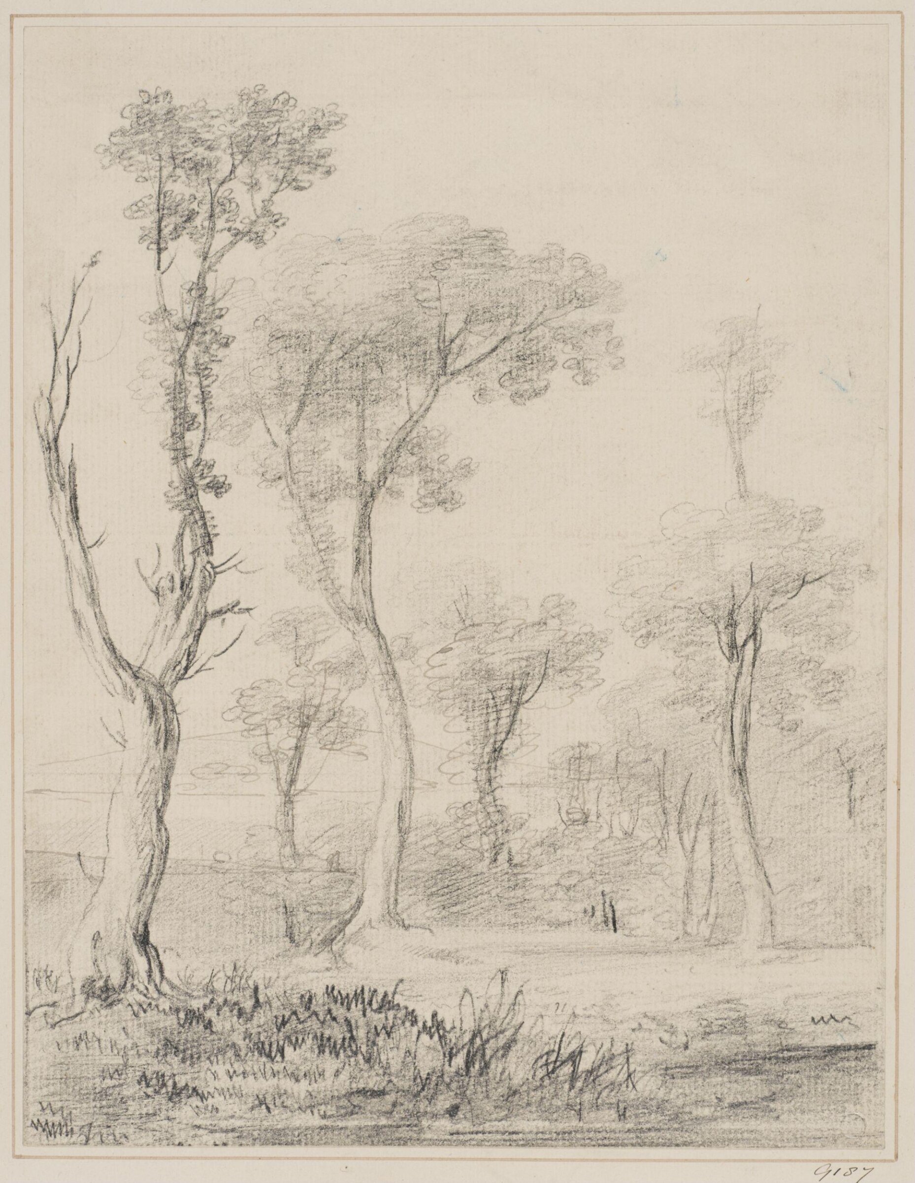 Drawing, John Constable, 1776-1837