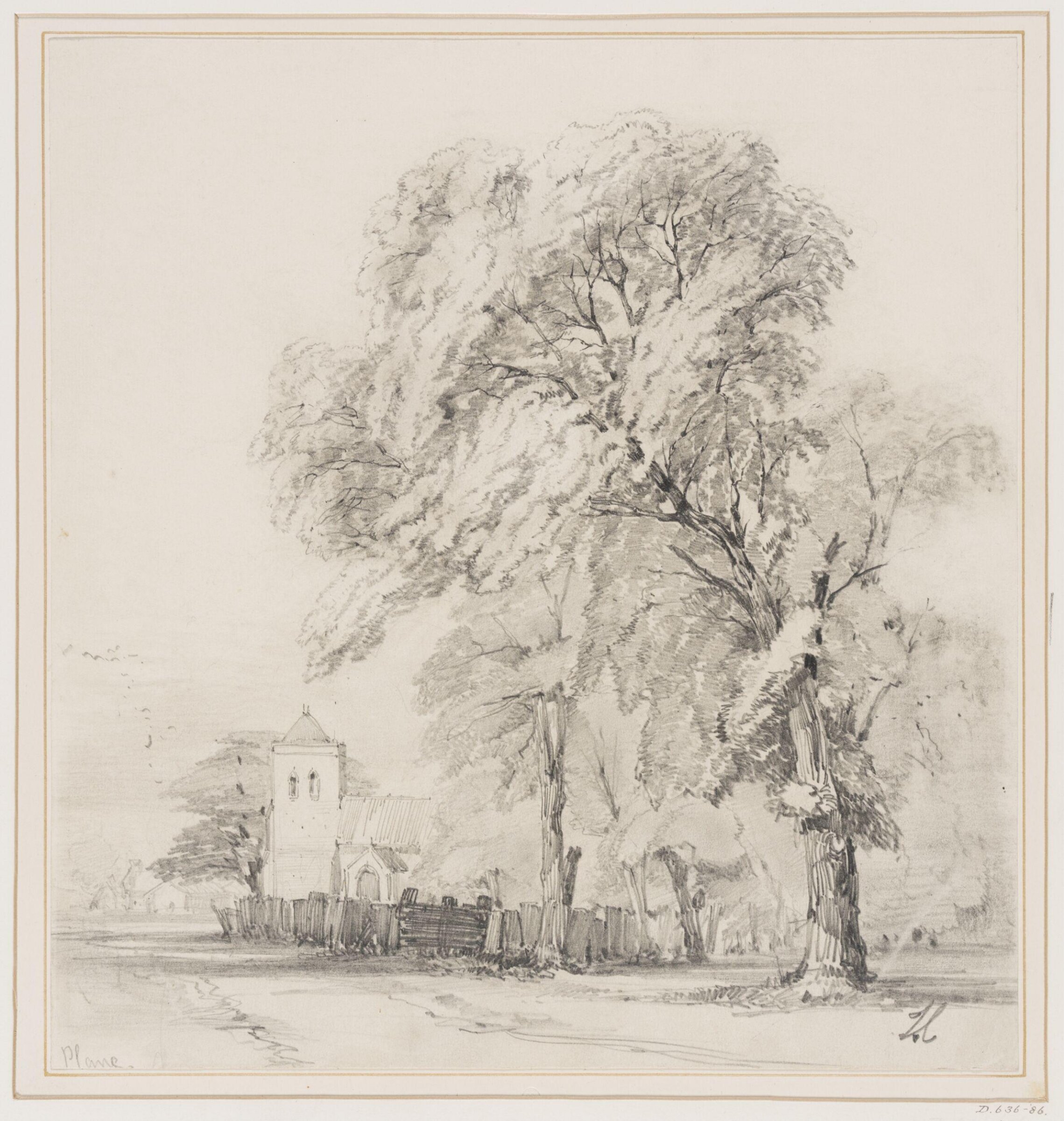 Drawing, John Callow, 1822-78