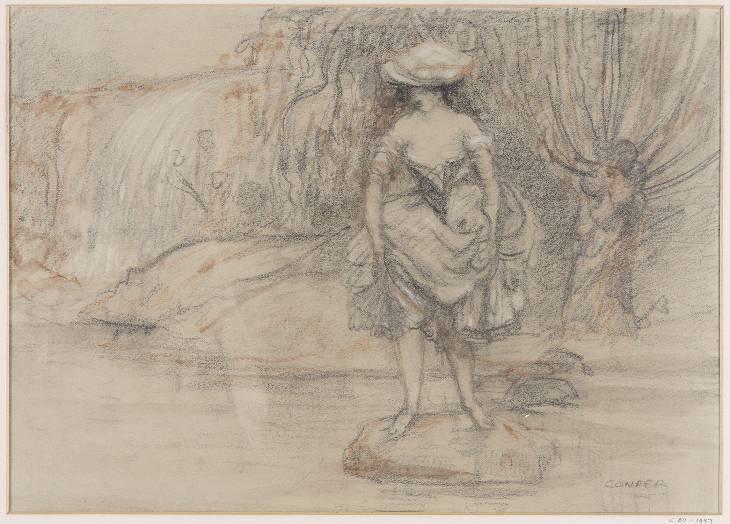 The Stepping Stones, Charles Conder, ca. 1900