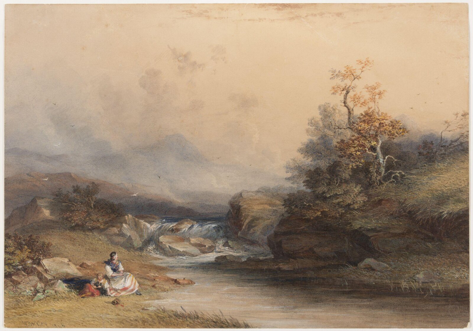 Drawing, J .E. Buckley, 1815-1882