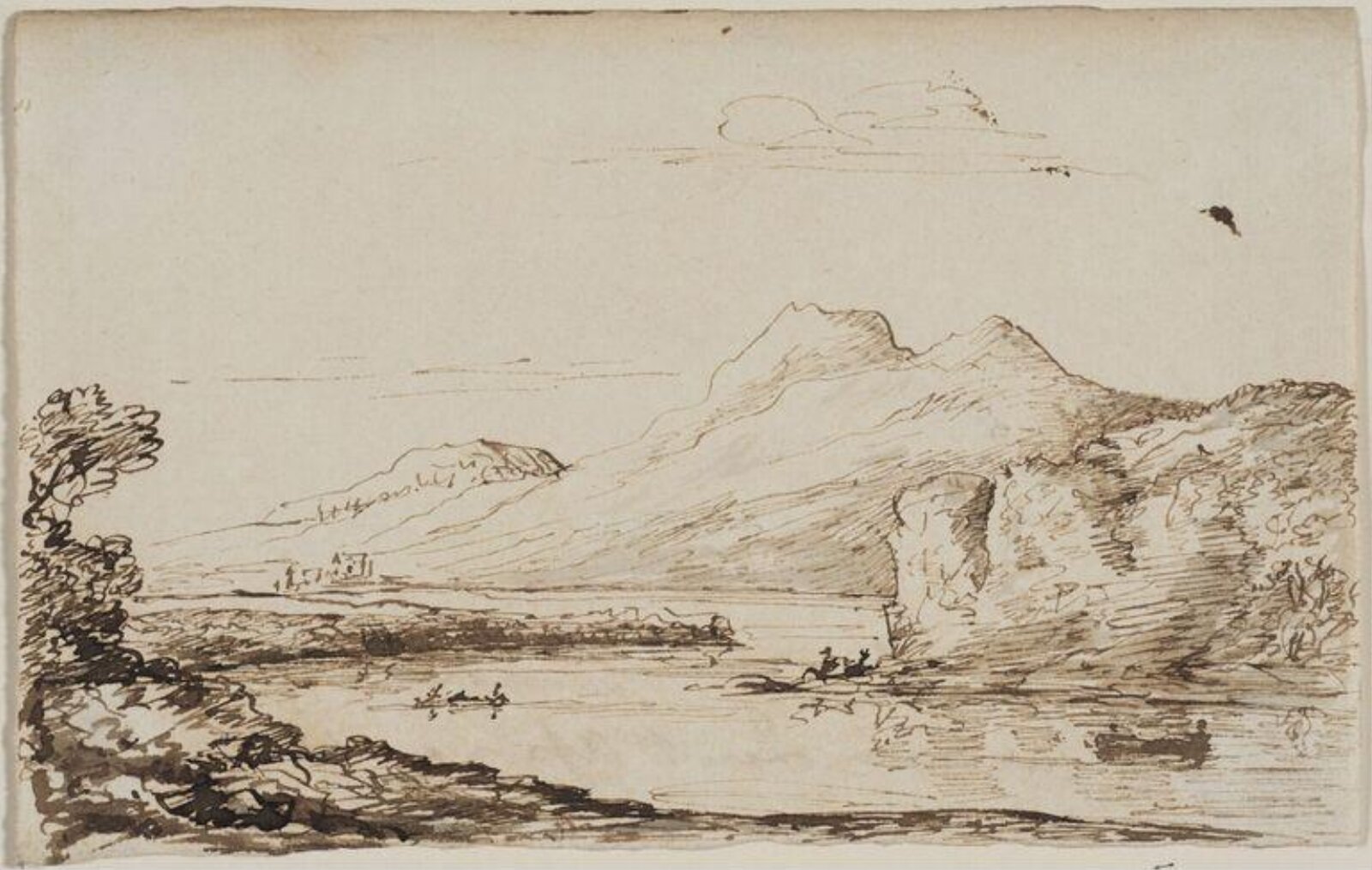 Drawing, A. Champernowne, 1819