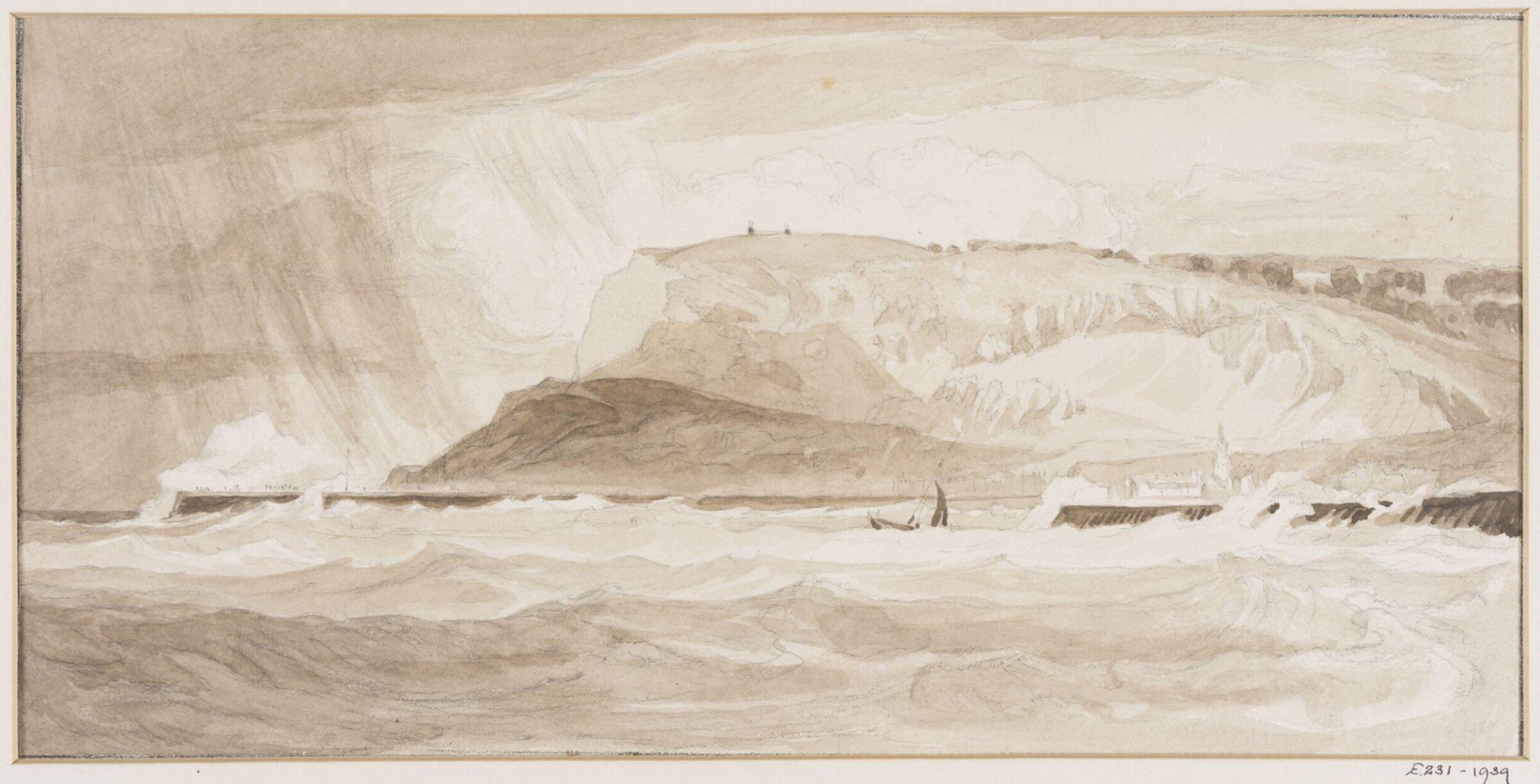 Havre de Grace, John Sell Cotman, mid 19th century