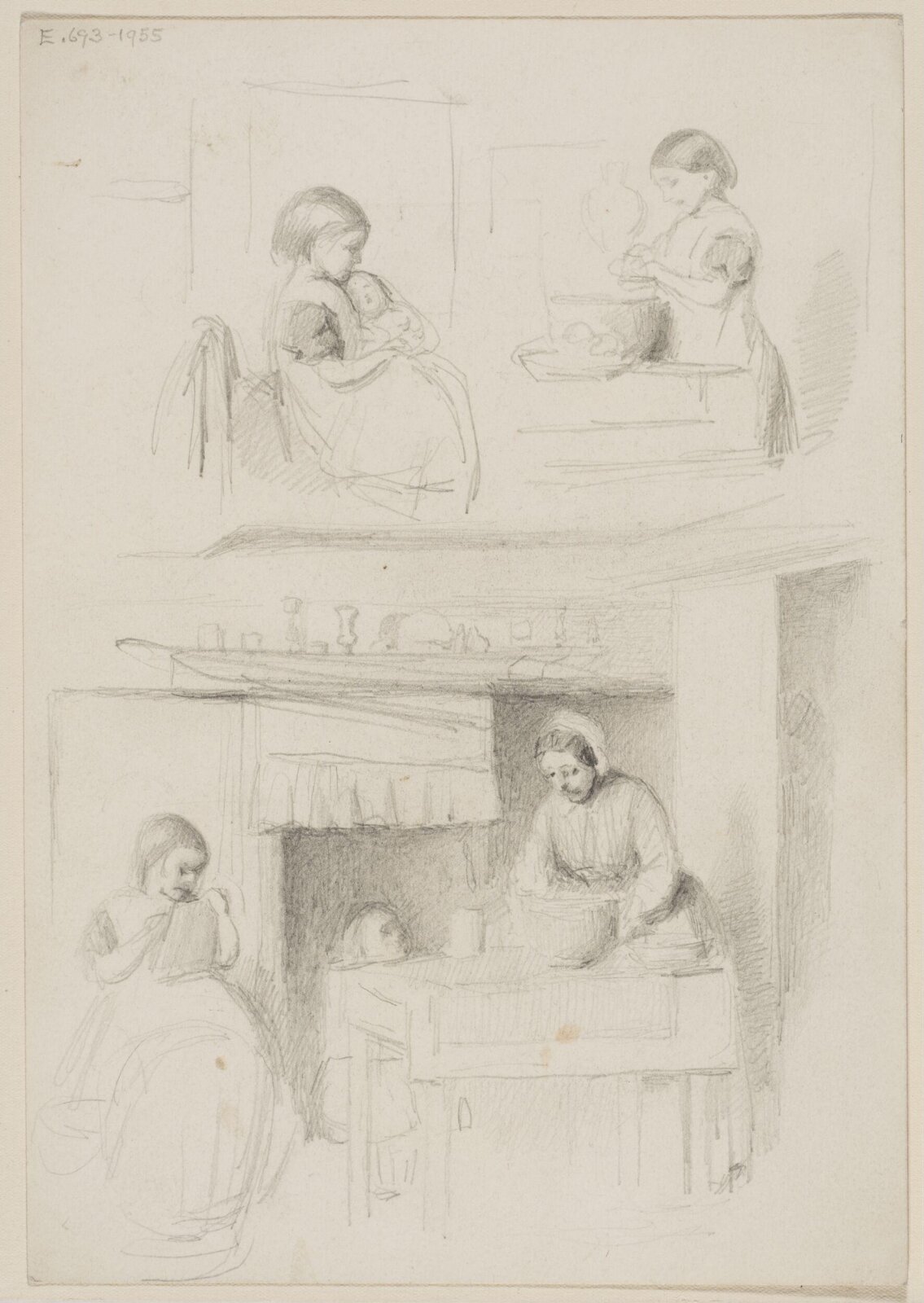Drawing, Joseph Clark, c.1884