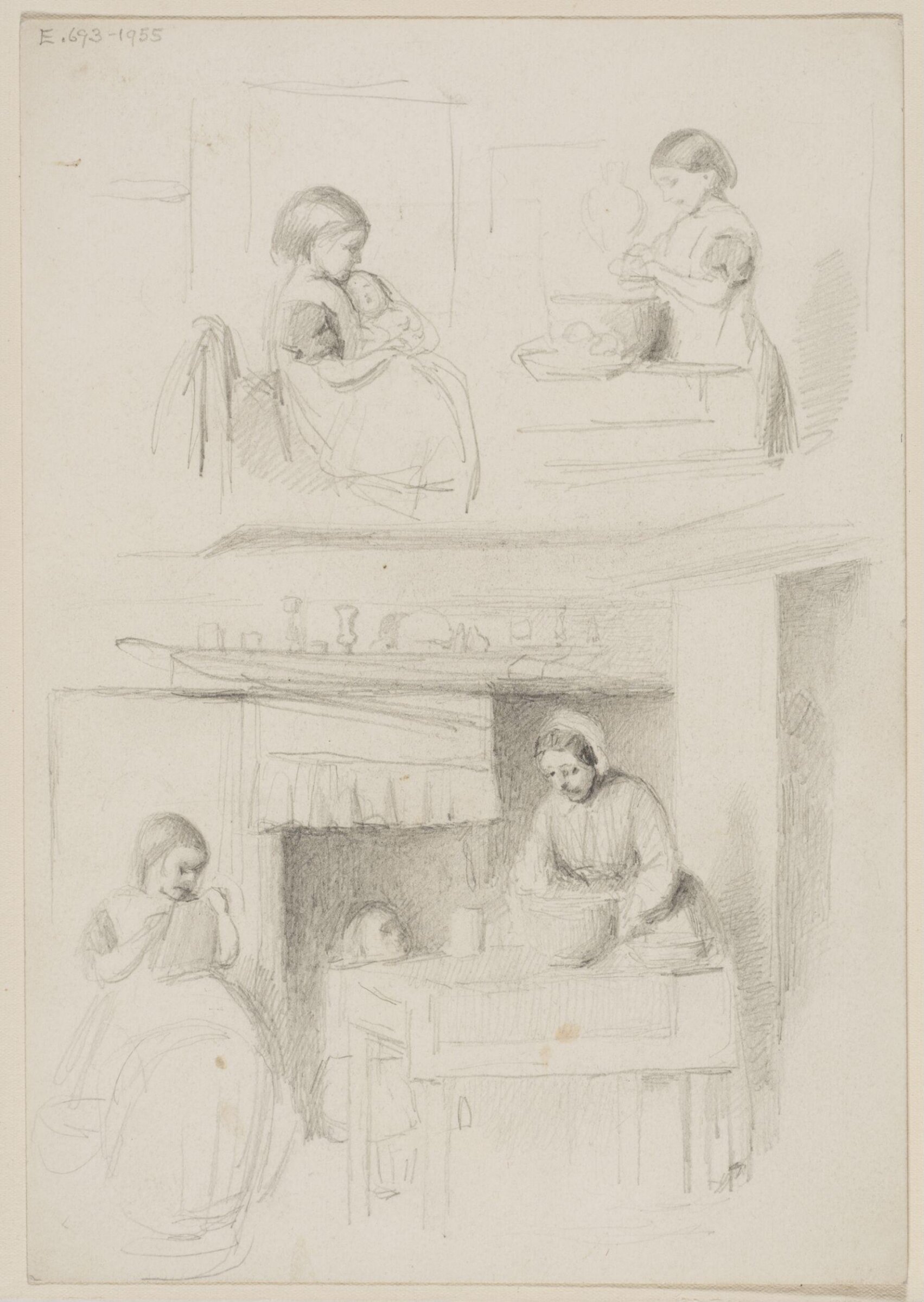 Drawing, Joseph Clark, c.1884
