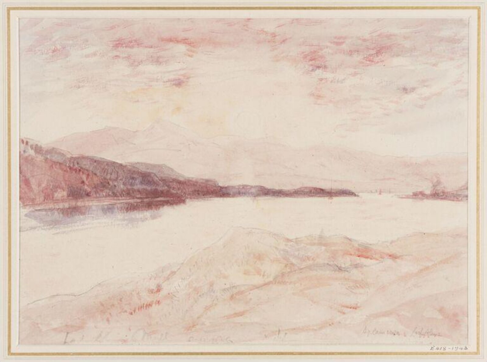 Loch Aline and Mull, David Young Cameron, August 1926