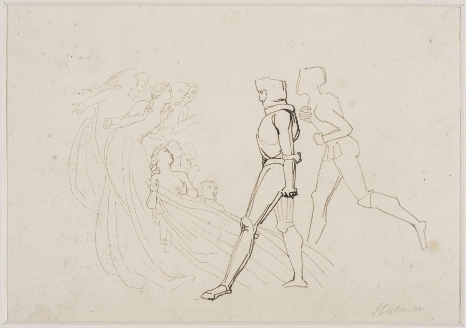 Drawing, Flaxman