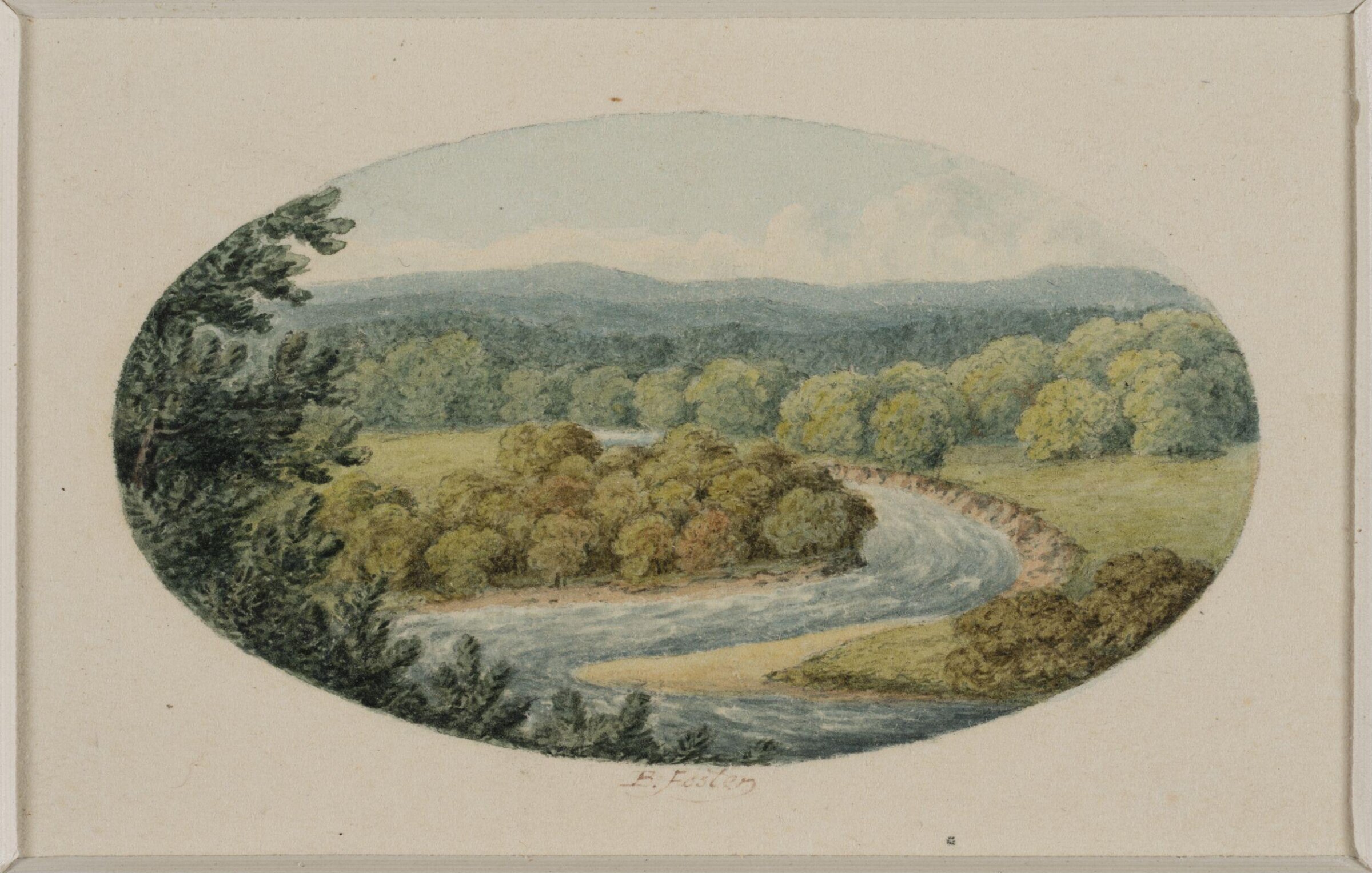 Watercolour, B. Foster, 1816