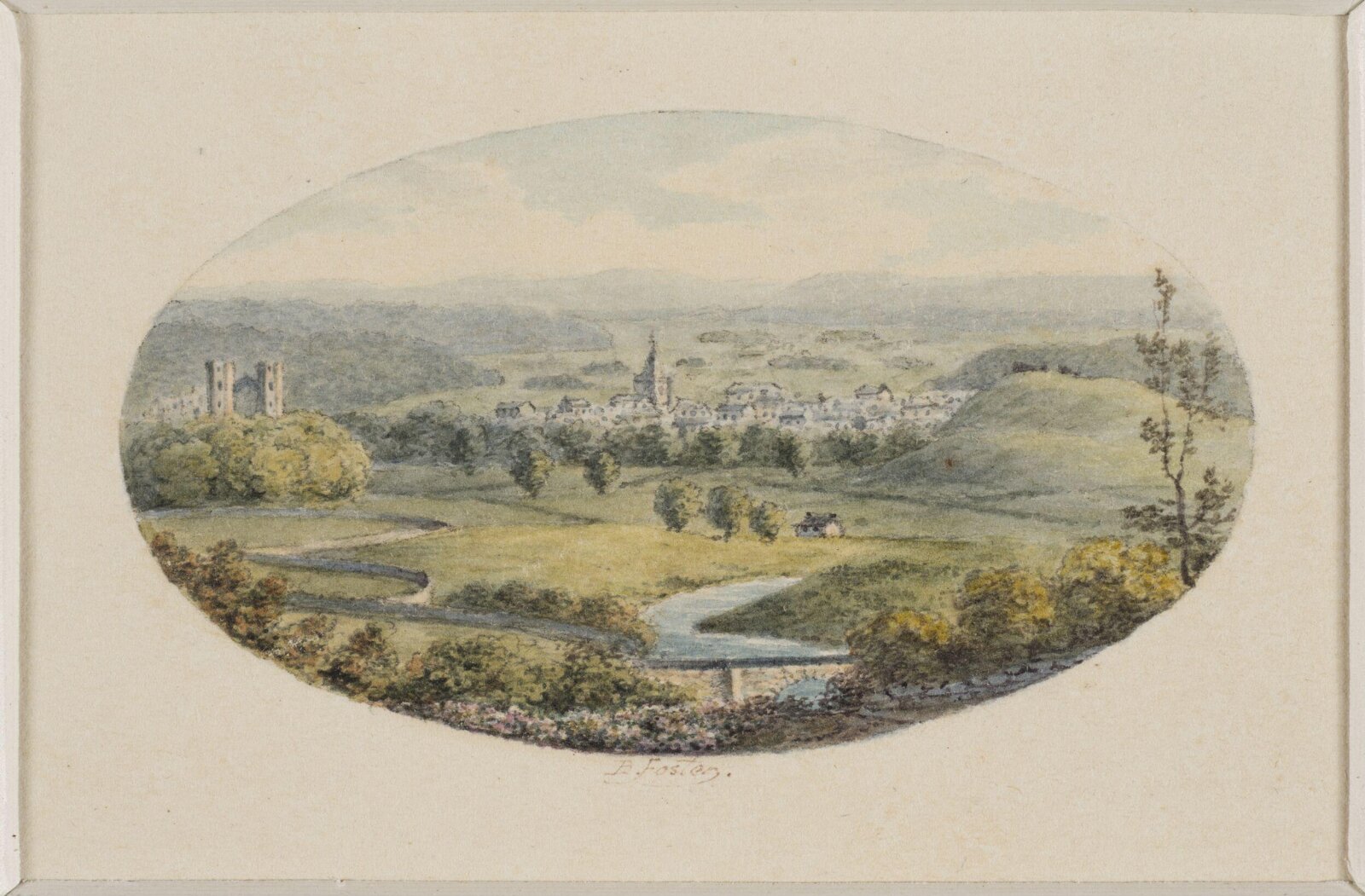Watercolour, B. Foster, 1816