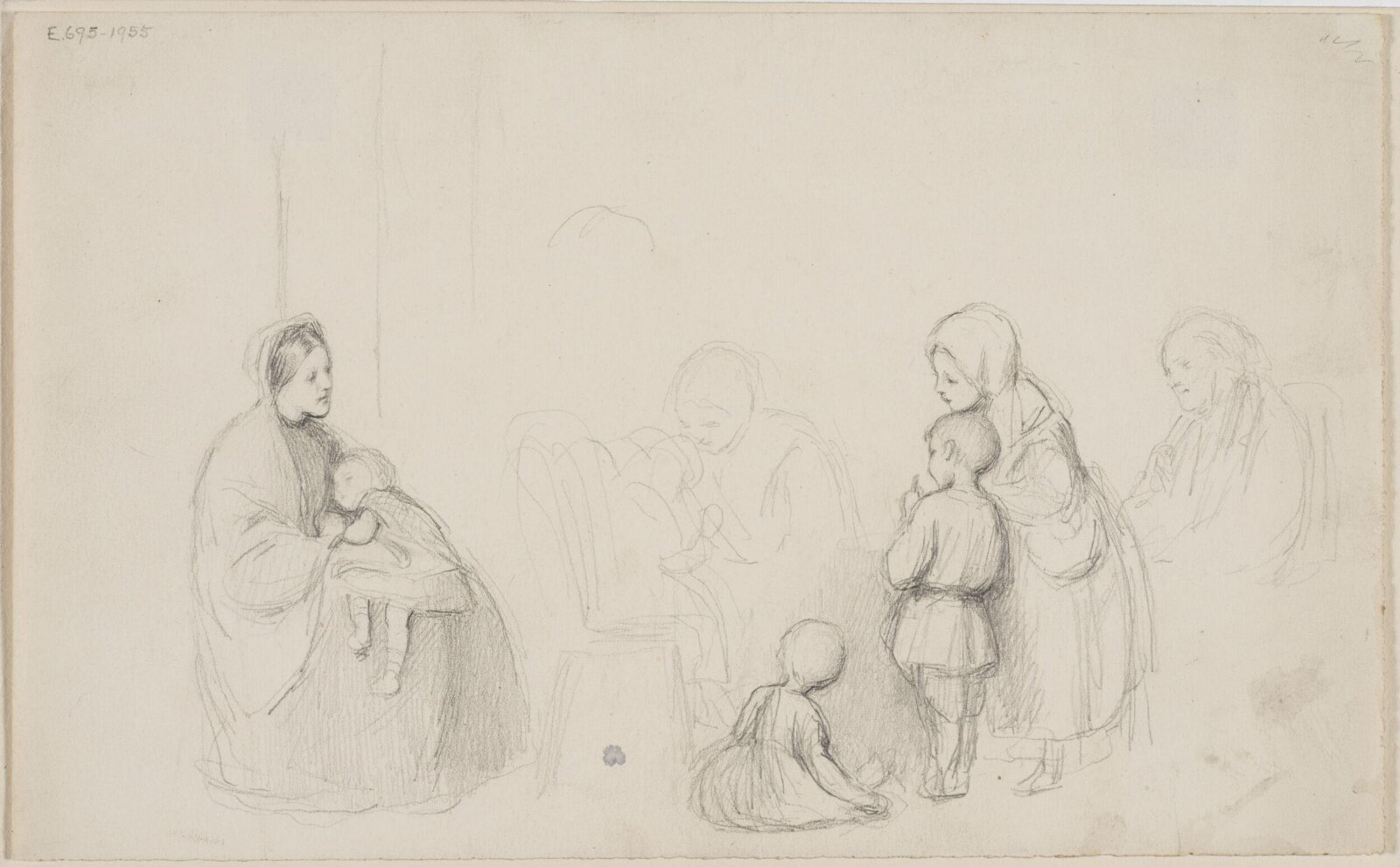 Drawing, Joseph Clark, c.1884