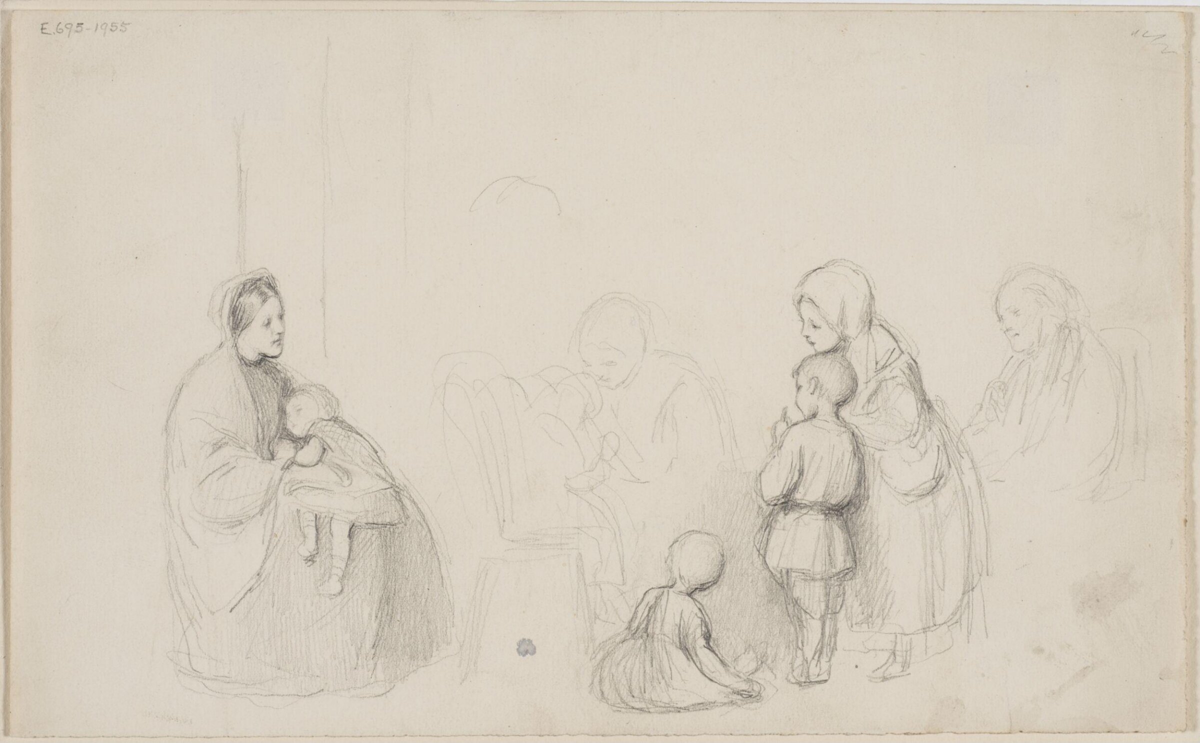 Drawing, Joseph Clark, c.1884