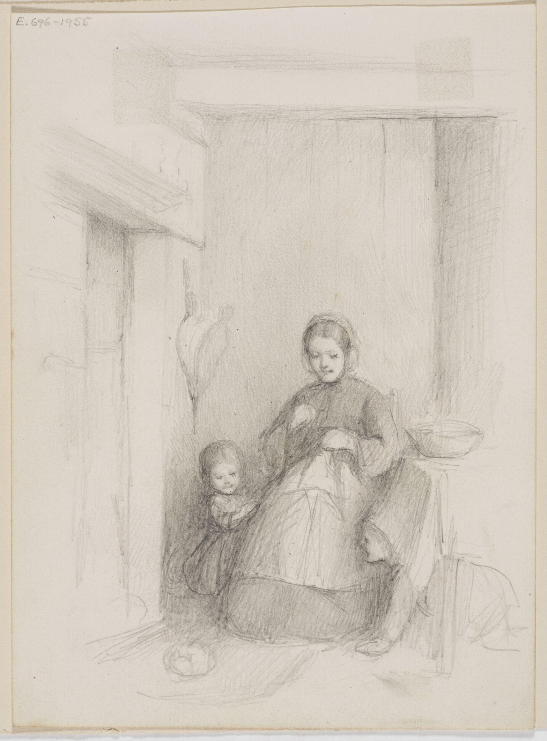 Drawing, Joseph Clark, c.1884