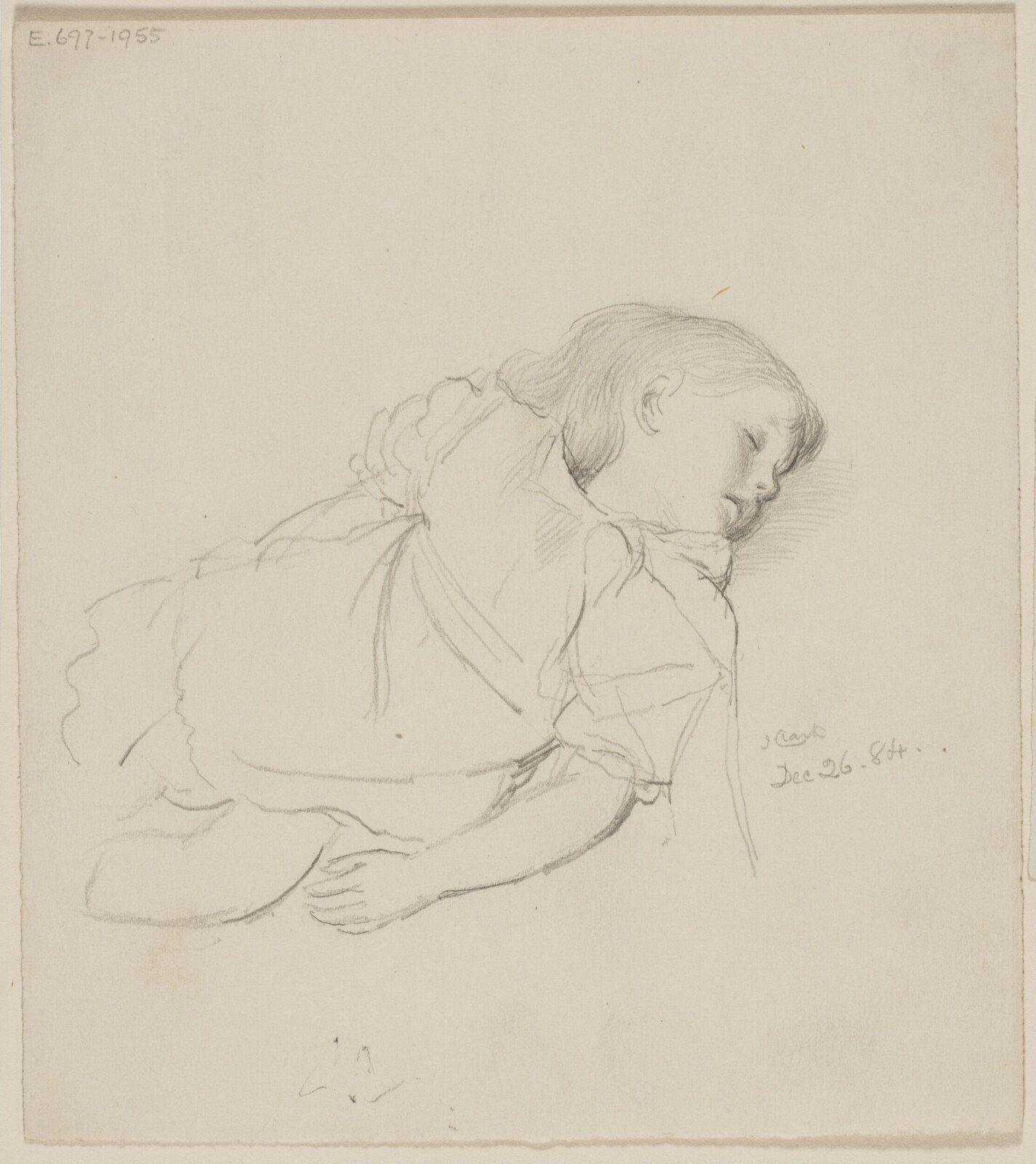 Drawing, Joseph Clark, c.1884